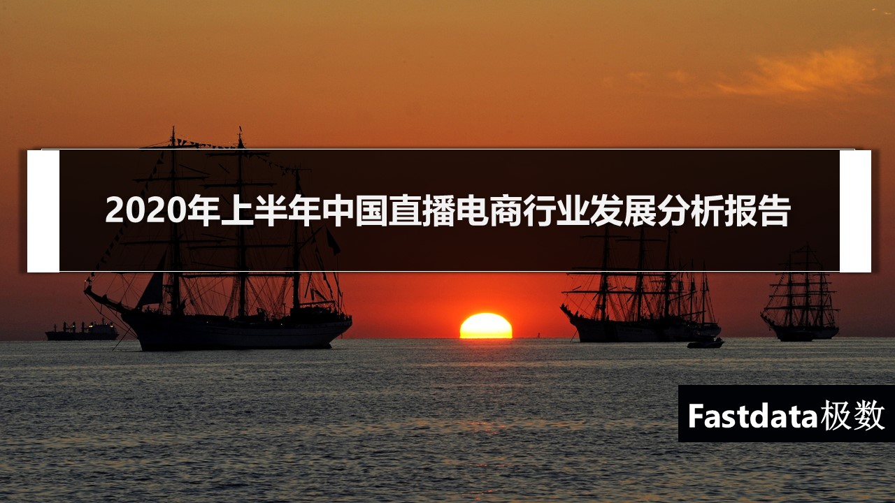 Fastdata极数：2020年上半年中国直播电商行业发展分析报告