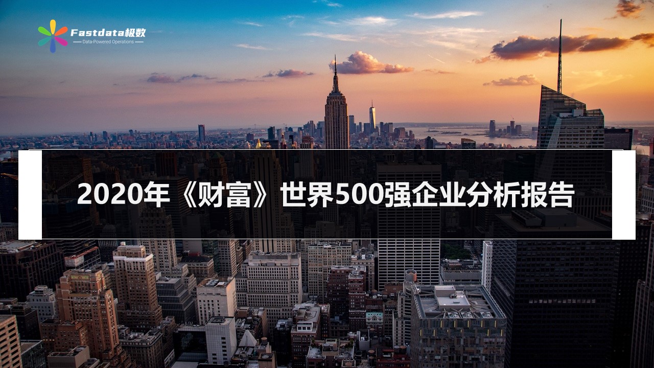 Fastdata极数：2020年《财富》世界500强企业分析报告